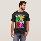 文法の句読点待ストップち私が同意するもの Tシャツ (正面フル)