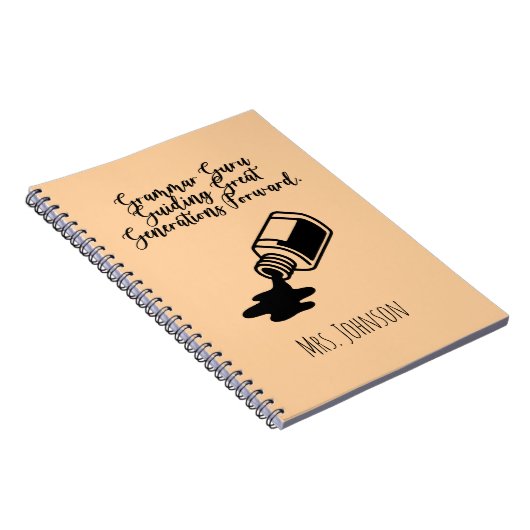 文法の達人、優れた世代を導く ノートブック (右側)