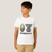 文法のde Montaigne World'sの悩みの質問 Tシャツ (正面フル)
