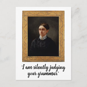 文法はがきを黙って判断すおもしろいる ポストカード