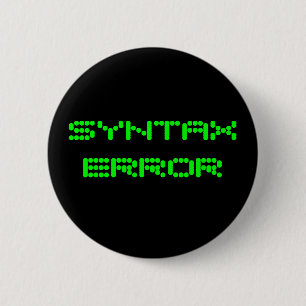 文法エラーPin 缶バッジ