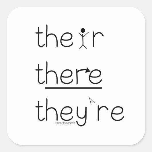 文法シール スクエアシール (正面)