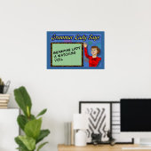 文法レディーポスター ポスター (ホームオフィス)