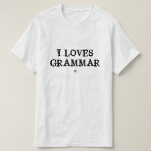 文法上の冗談 Tシャツ