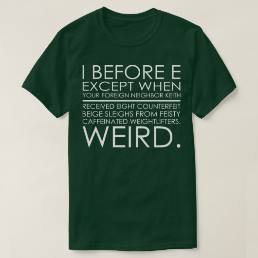 文法先生ギフト英語 Tシャツ (デザイン正面)
