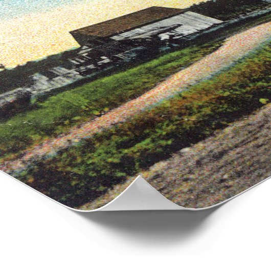 文法学校の外観2 ポスター (角)