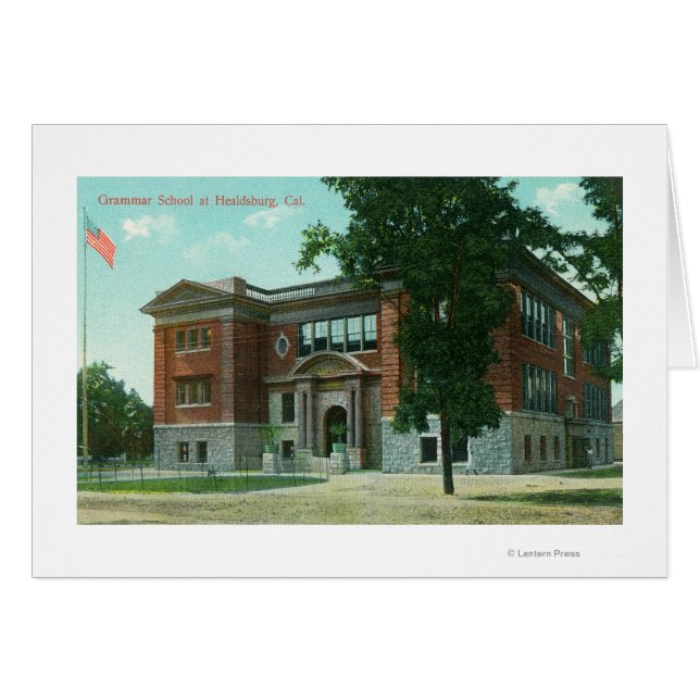 文法学校の外観3 (正面横)