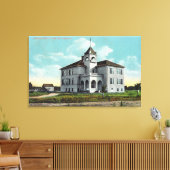 文法学校の外観 キャンバスプリント (インサイチュ (リビング))