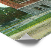 文法学校の外観 ポスター (角)