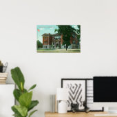 文法学校の外観 ポスター (ホームオフィス)