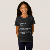 文法定義おもしろい – 父の日の贈り物 Tシャツ (正面フル)