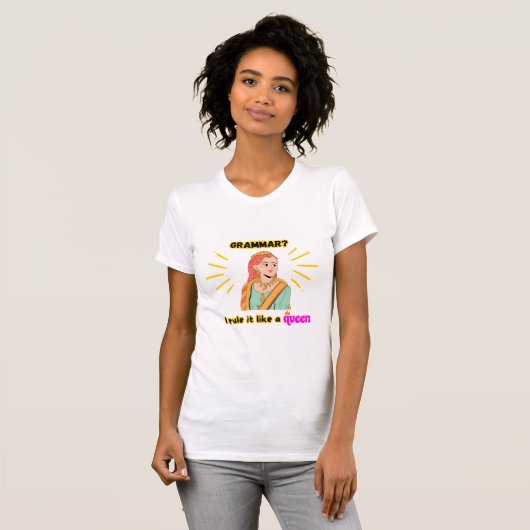 文法王妃！ Tシャツ (正面フル)