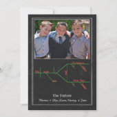 文法的に図式化されたメリークリスマスキャロル シーズンカード (正面)