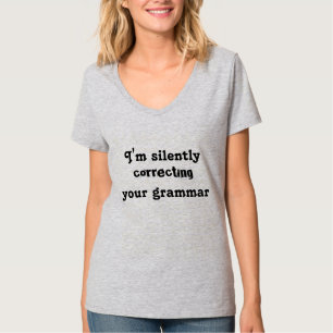 文法訂正 Tシャツ