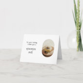 文法警おもしろい察誕生日 カード (正面)