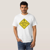 文法警告標識 Tシャツ (正面フル)