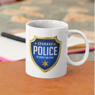 文法警察おもしろい コーヒーマグカップ