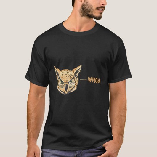 文法警察だ 文法的に言うと誰を? Tシャツ (正面)