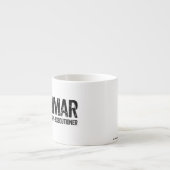 文法警察のコーヒー・マグのエスプレッソのマグのギフト エスプレッソカップ (正面)