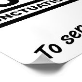 文法警察ポスおもしろいター ポスター (角)