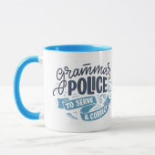 文法警察マグカップ マグカップ (左)