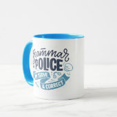 文法警察マグカップ マグカップ (正面左)