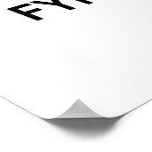 文法警察（バッファロー8回正しい文） ポスター (角)