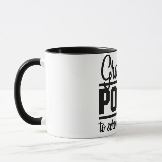 文法警察 マグカップ (左)