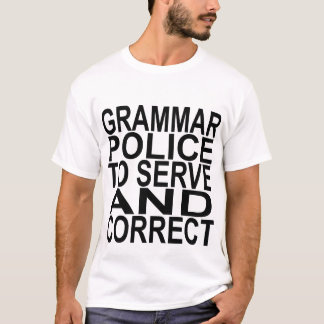 文法警察 Tシャツ