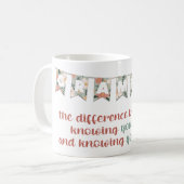 文法:マグの違い コーヒーマグカップ (正面左)