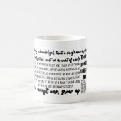 文献のマグのクラシックの最初ライン コーヒーマグカップ (中央)