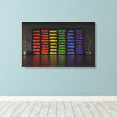 文献学 キャンバスプリント (インサイチュ (ウッドフロア))