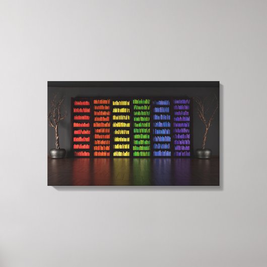 文献学 キャンバスプリント (正面)