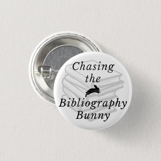 文献目録ボタンの追跡 缶バッジ (正面&裏面)