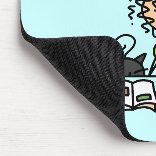 文盲の人々のユーモア マウスパッド (コーナー)