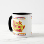 文祝化と卓越性ブラックヒストリーマグ マグカップ (正面左)