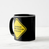 文章校正警告標識の設定 マグカップ (正面左)