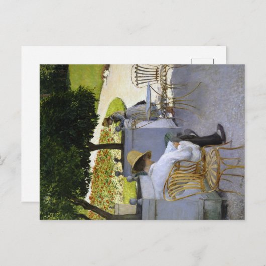 文筆の逃走 – オレンジ色の森の読者 ポストカード (正面/裏面)