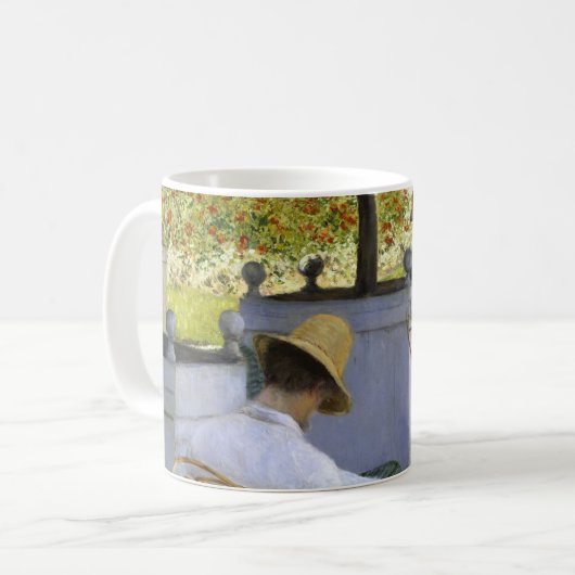 文筆の逃走 – オレン失ったジの森の読者 コーヒーマグカップ (正面左)