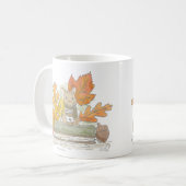 文筆マウス コーヒーマグカップ (正面左)