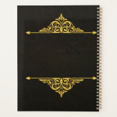 文筆記 – Dark Academia プランナー手帳 (裏面)