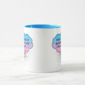 文考えテンプレートの表示 マグカップ (中央)