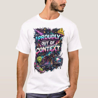 文脈から外れて自慢げに Tシャツ