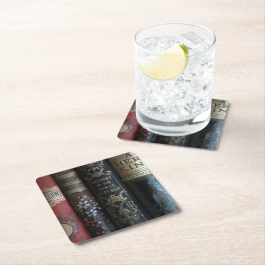 文芸コースター スクエアペーパーコースター