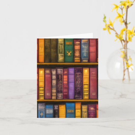 文芸宝物 – クラシック古書 カード (黄色い花)