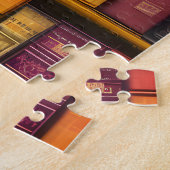 文芸宝物 – クラシック古書 ジグソーパズル (側面)