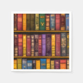 文芸宝物 – クラシック古書 スタンダードカクテルナプキン (正面)