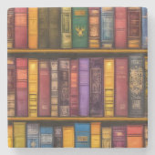 文芸宝物 – クラシック古書 ストーンコースター (正面)