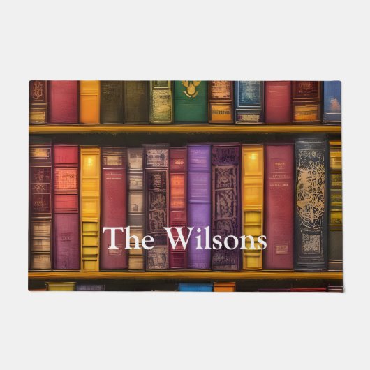 文芸宝物 – クラシック古書 ドアマット (正面)