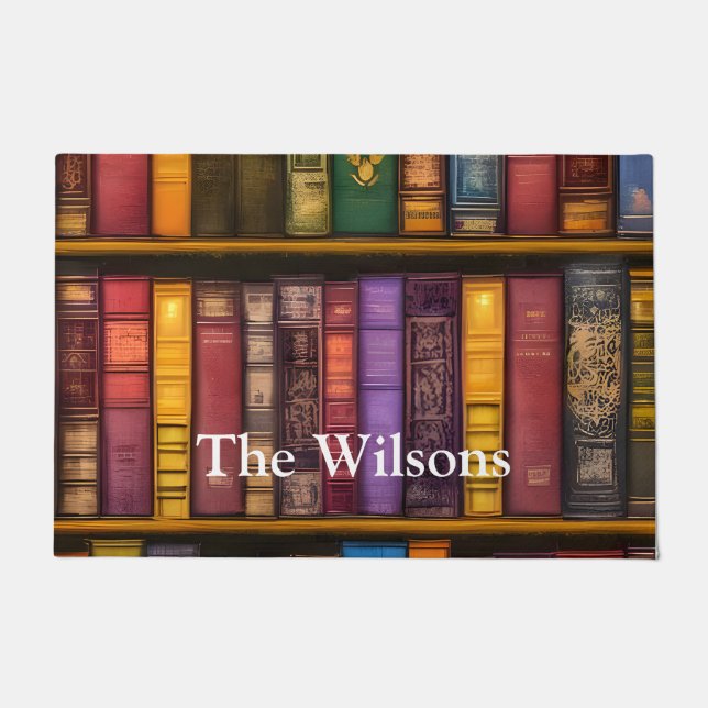 文芸宝物 – クラシック古書 ドアマット (正面)